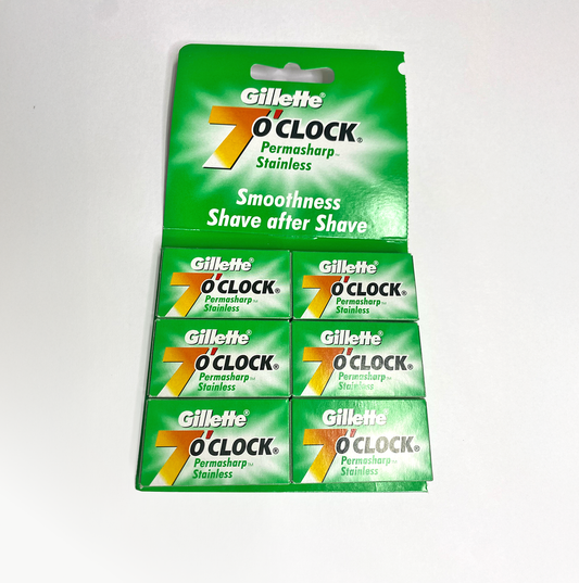 Gillette 7 o'clock - Permasharp Stainless Double Edge Razor