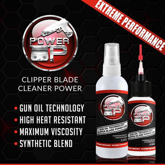 POWER UP Clipper Gun Lube and Cleaner Technology